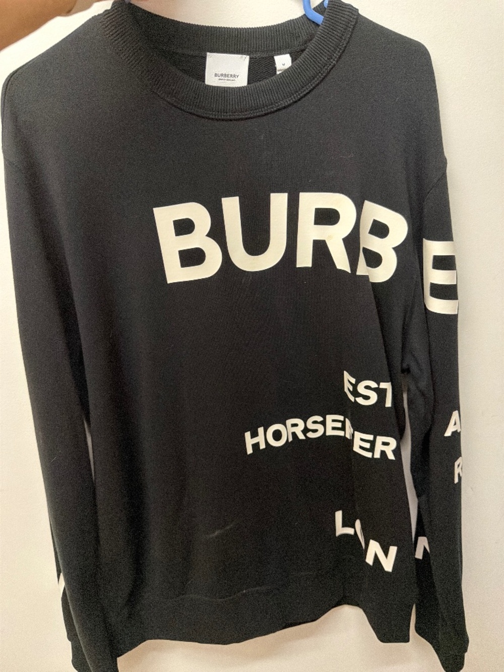 Burberry men’s Medium soft sweatshirt
